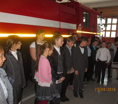 "День открытых дверей"  в рамках  дня  пожарной безопасности.